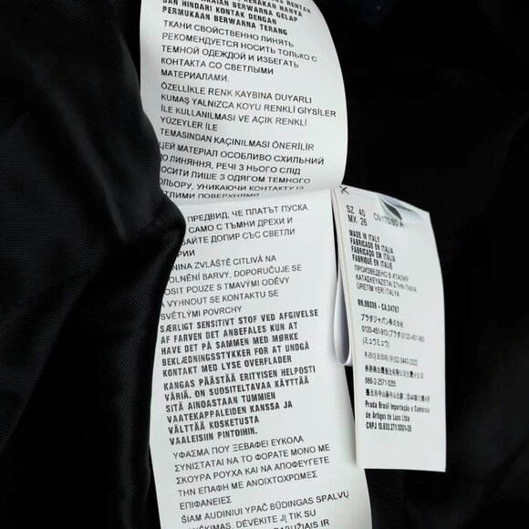 Prada AW/20 Denim Fringe Blazer - Picture 15 of 16